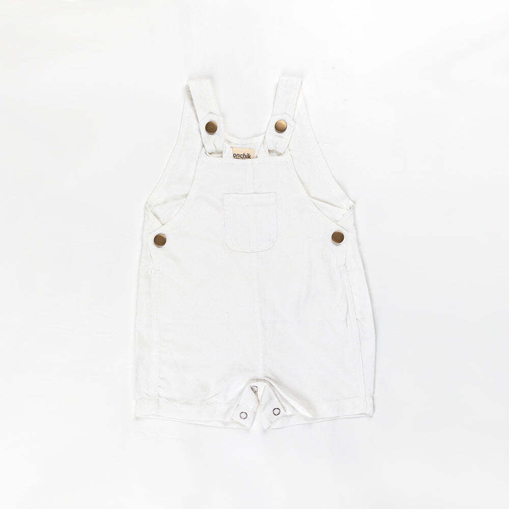 Ponchik Babies + Kids - Cotton Dungaree Overalls - Daisy-0