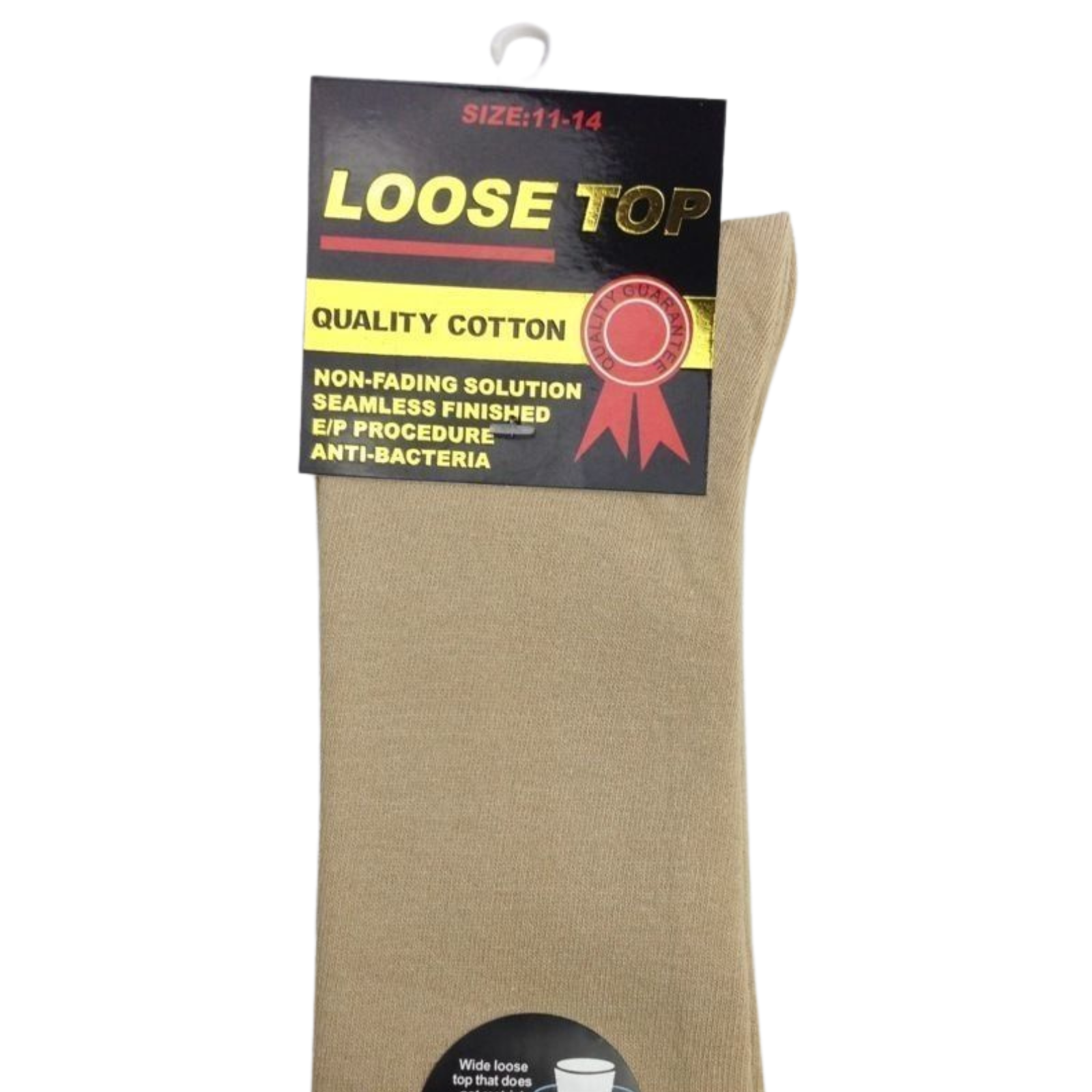 1x Pair COTTON Rich LOOSE TOP SOCKS Dress Medical Circulation Diabetic Comfort-7