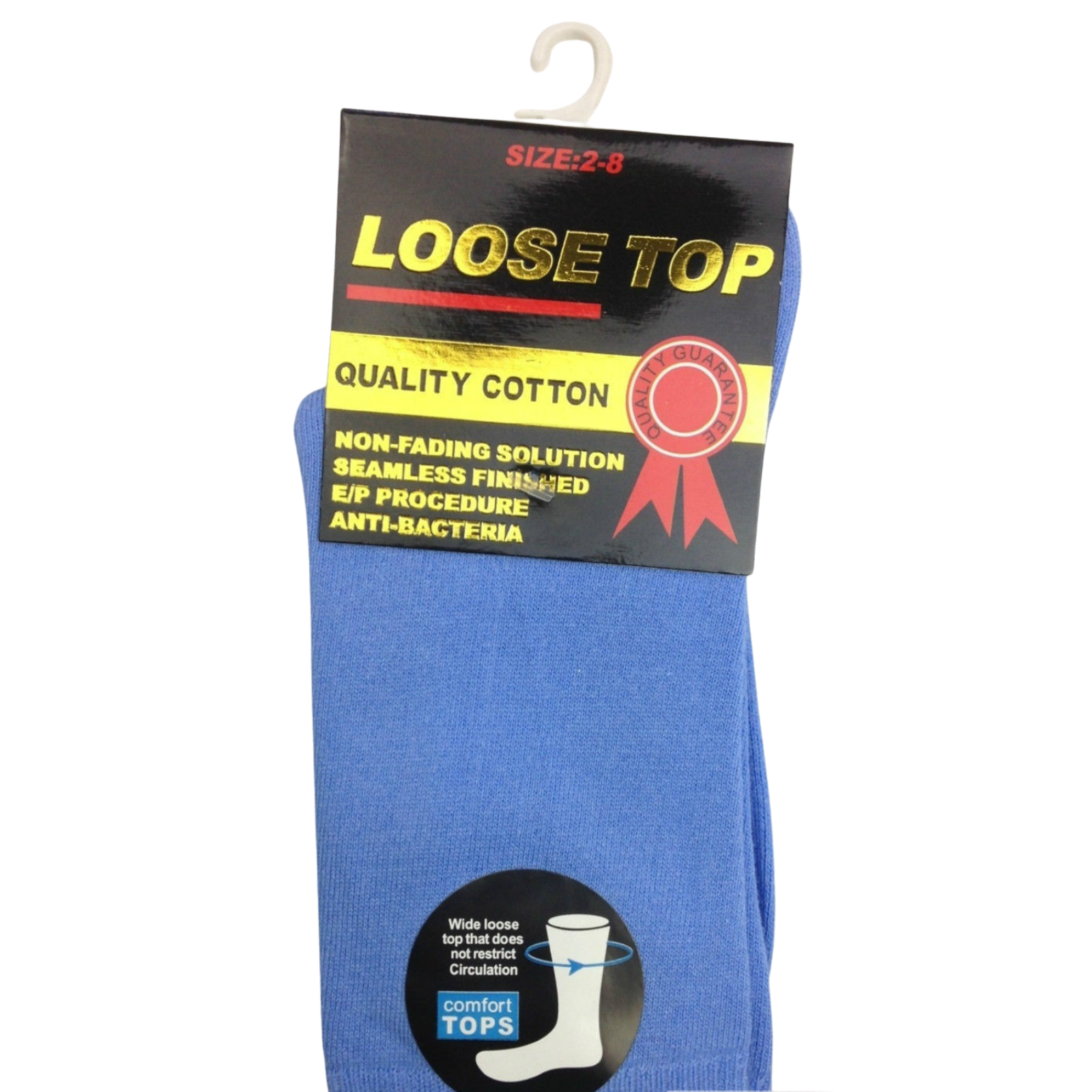 1x Pair COTTON Rich LOOSE TOP SOCKS Dress Medical Circulation Diabetic Comfort-11