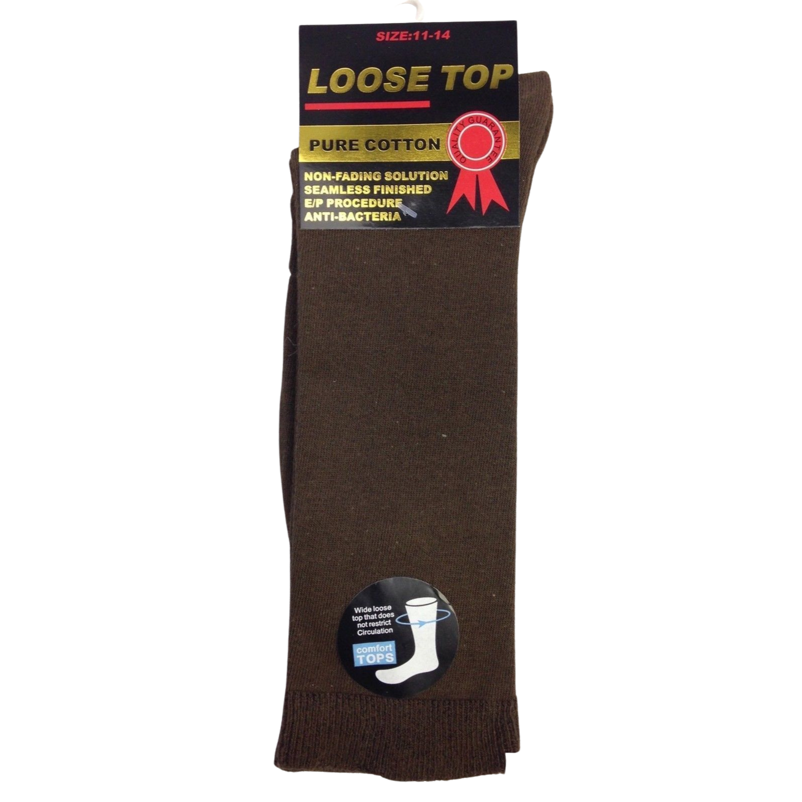 1x Pair COTTON Rich LOOSE TOP SOCKS Dress Medical Circulation Diabetic Comfort-13