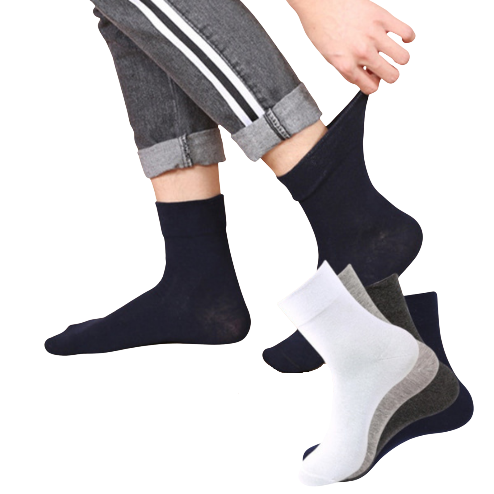 1x Pair COTTON Rich LOOSE TOP SOCKS Dress Medical Circulation Diabetic Comfort-16