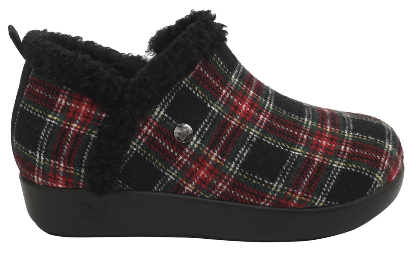Alegria Womens Cozee Lightweight Comfort Slipper - Plaidly Black-7