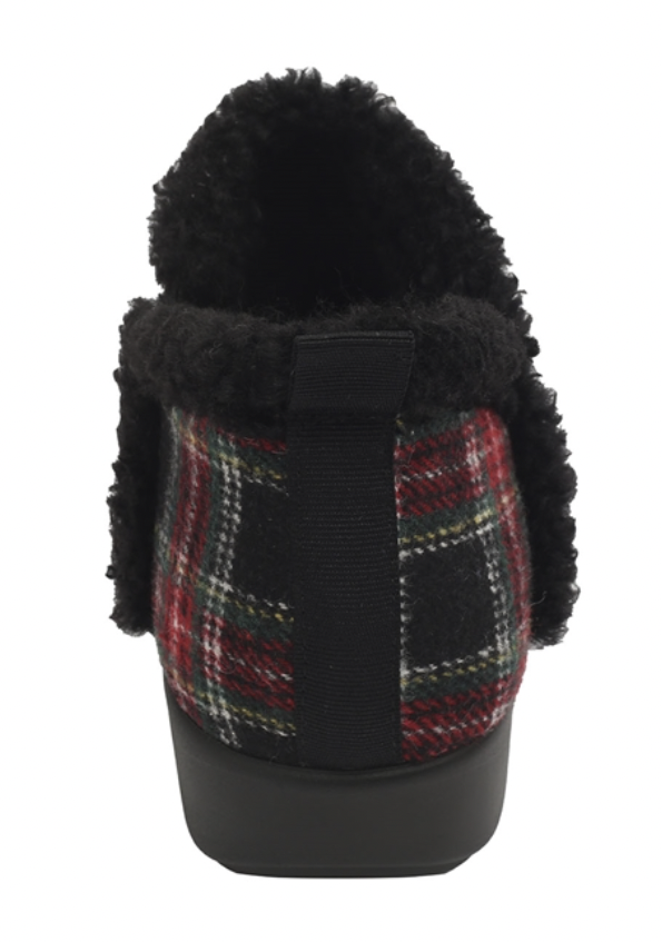 Alegria Womens Cozee Lightweight Comfort Slipper - Plaidly Black-4