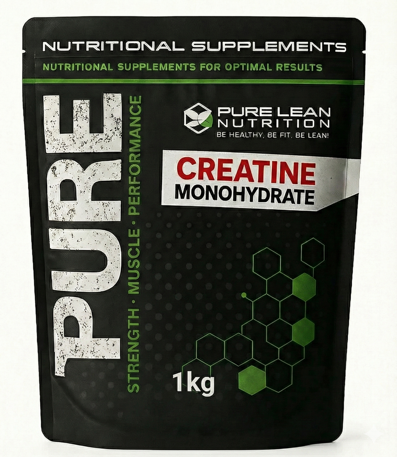 1kg Creatine Monohydrate + 100g HCL Hydrochloride Pre Workout Strength (Bulk Pack) - 1.1kg Total Bundle
