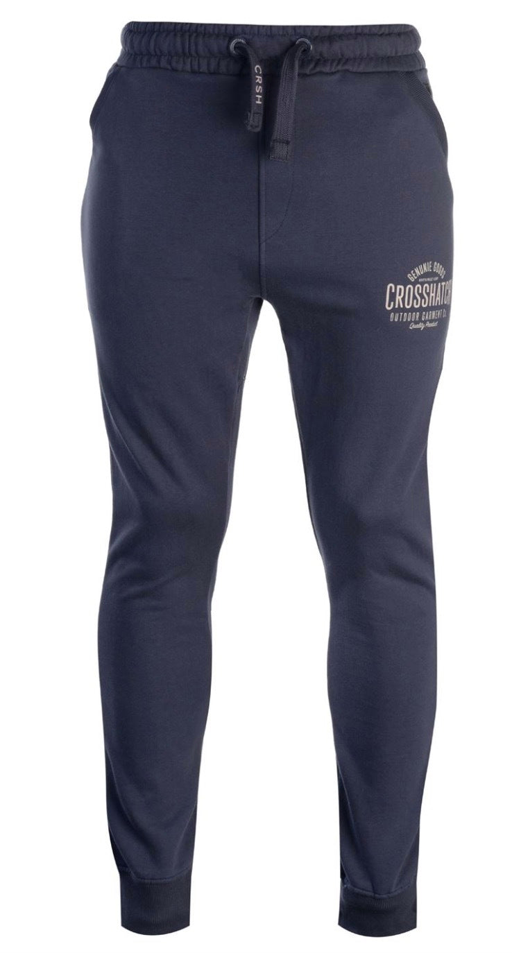 CROSSHATCH Seton  Skinny Track Pants Slim Trousers Cotton Gym Trackies Joggers-6