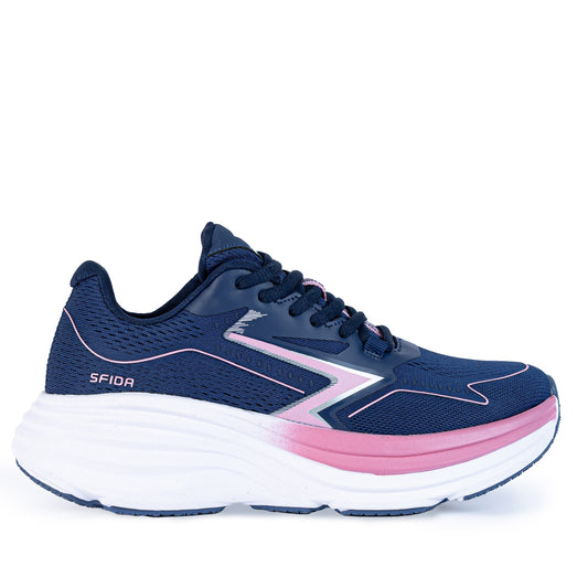 Cruze Women's Runners - Navy/Pink-0