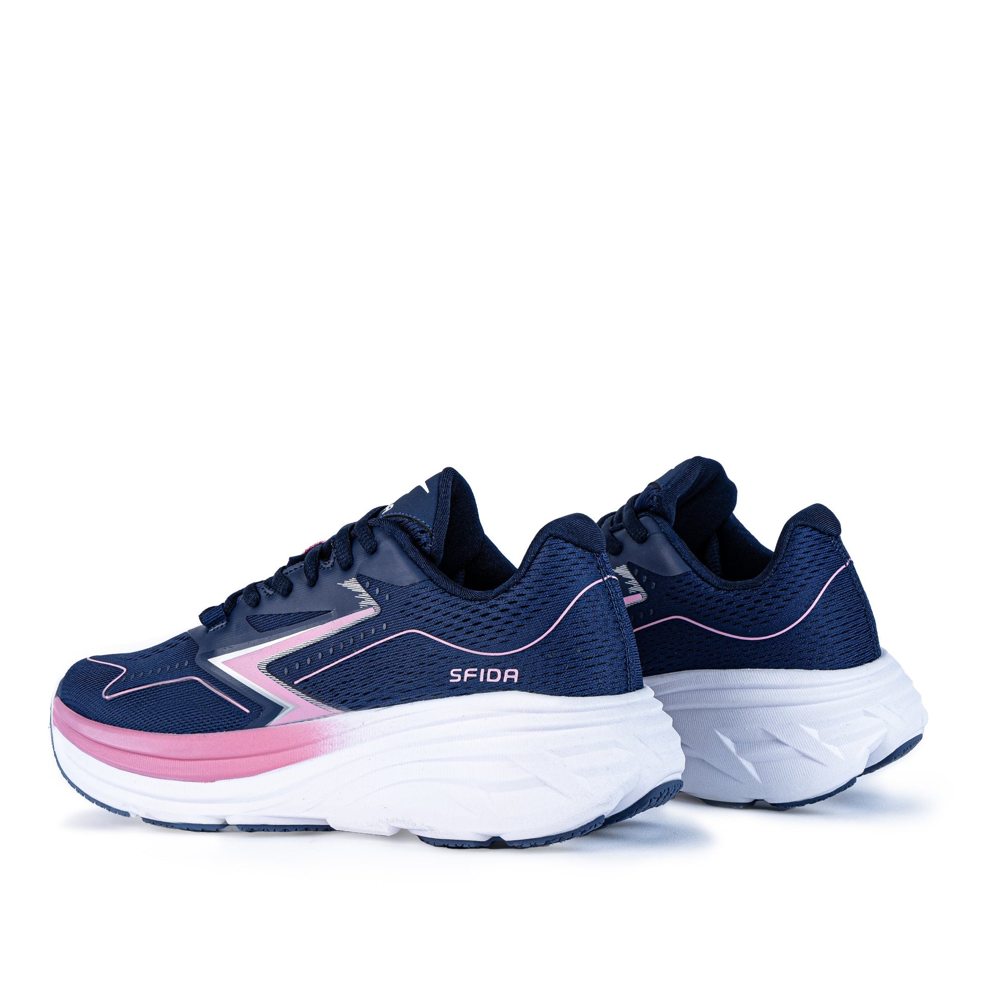 Cruze Women's Runners - Navy/Pink-3
