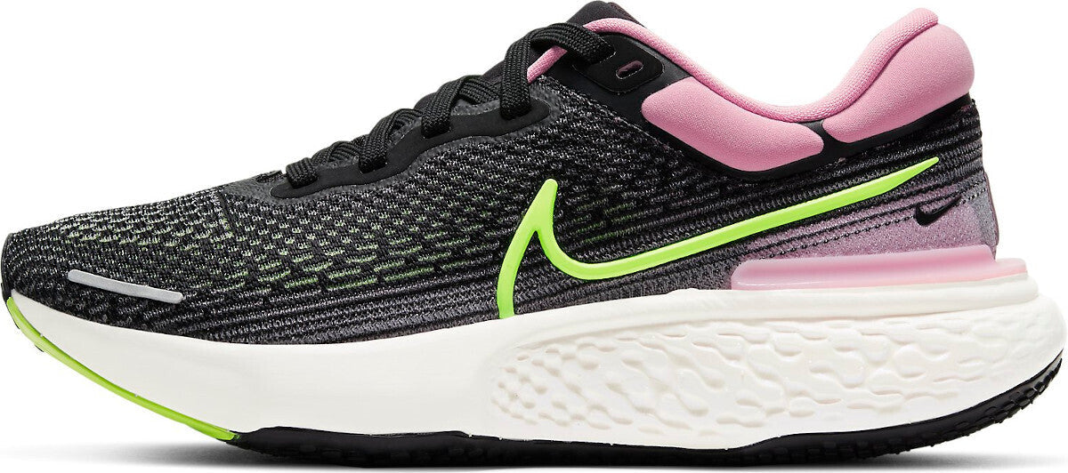 Nike Womens ZoomX Invincible Run Flyknit Running Shoes Runners - Black/Pink-4