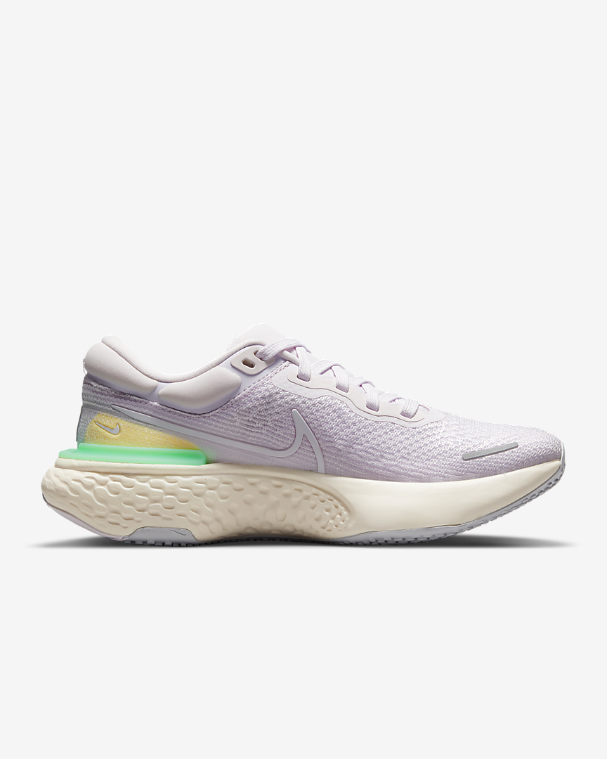 Nike Zoomx Invincible Run Flyknit Womens Running Shoes - Light Violet/White-4