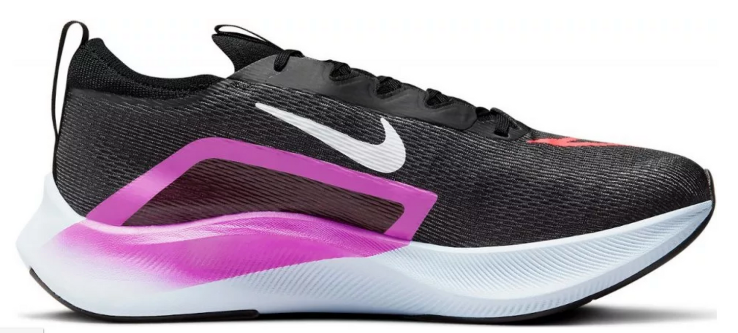 Nike Mens Zoom Fly 4 Running Athletic Shoes Sneakers - Black Hyper Violet-3