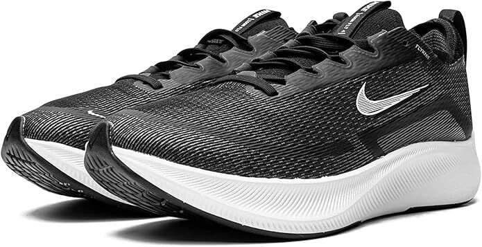 Nike Womens Zoom Fly 4 Running Shoes Sneakers - Black/White-Off Noir-Anthracite-1