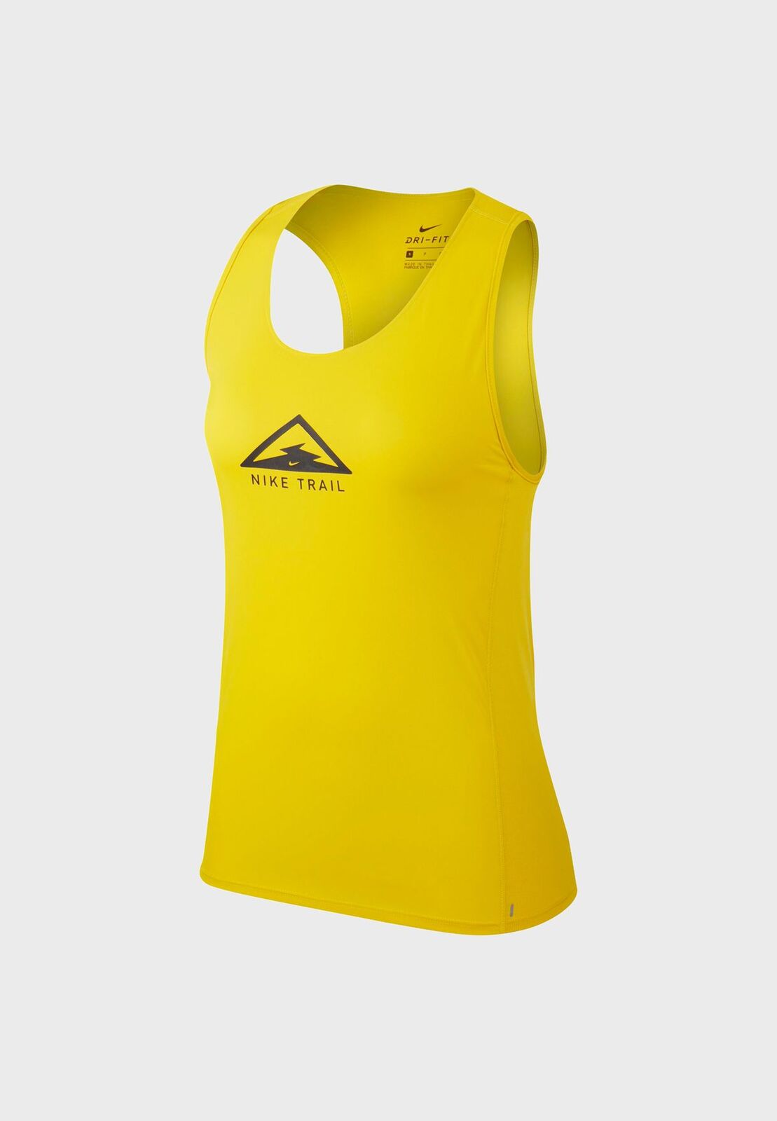 Nike Womens City Sleek Trail Gym Yoga Sports Running Singlet Tank Top - Yellow-4