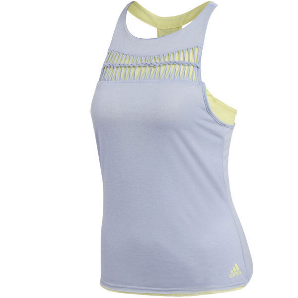 Adidas Womens Melbourne Tank Top Climacool Fitted Tennis Sport - Chalk Blue-4