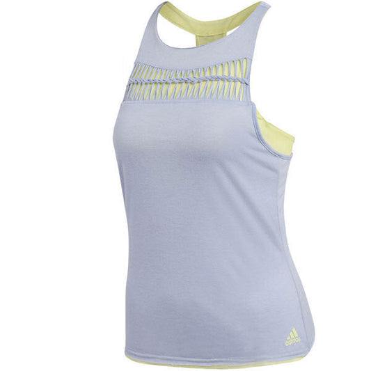 Adidas Womens Melbourne Tank Top Climacool Fitted Tennis Sport - Chalk Blue-0