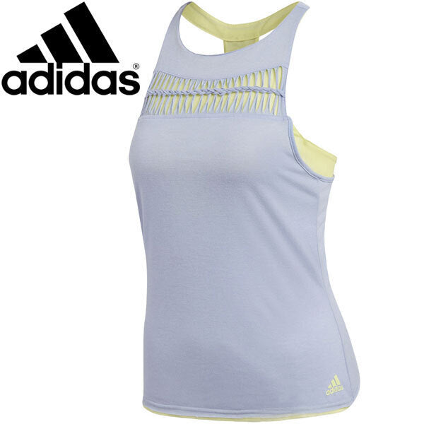 Adidas Womens Melbourne Tank Top Climacool Fitted Tennis Sport - Chalk Blue-1