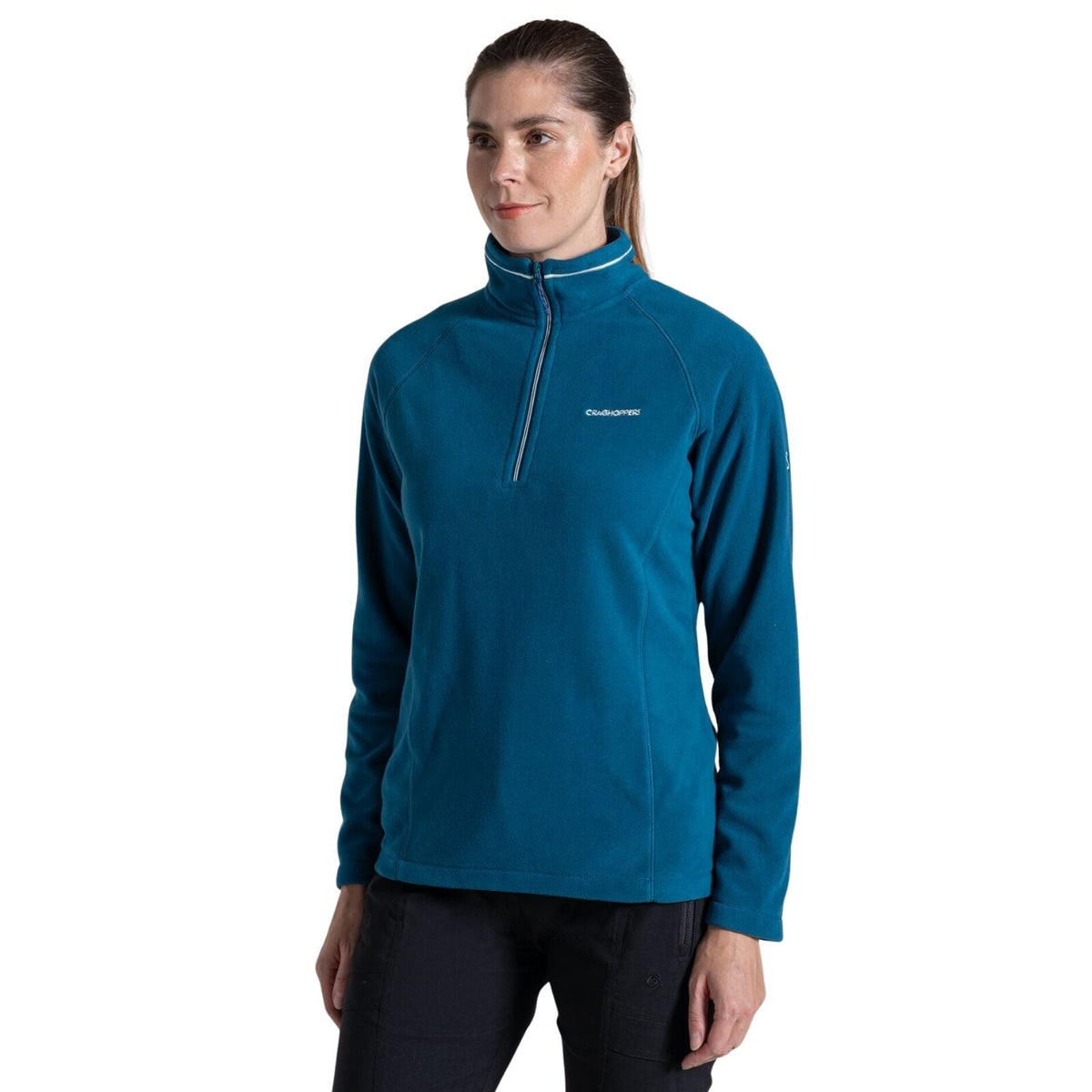 Craghoppers Miska VI Womens Half Zip Fleece Pullover in Porcelain Blue