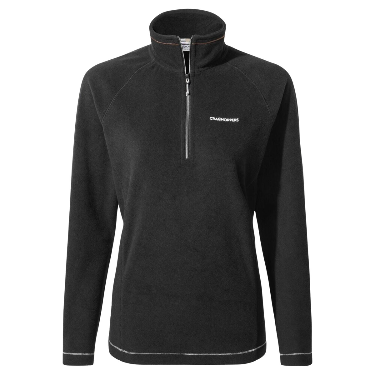 Craghoppers Miska VI Womens Half Zip Fleece Pullover in Black