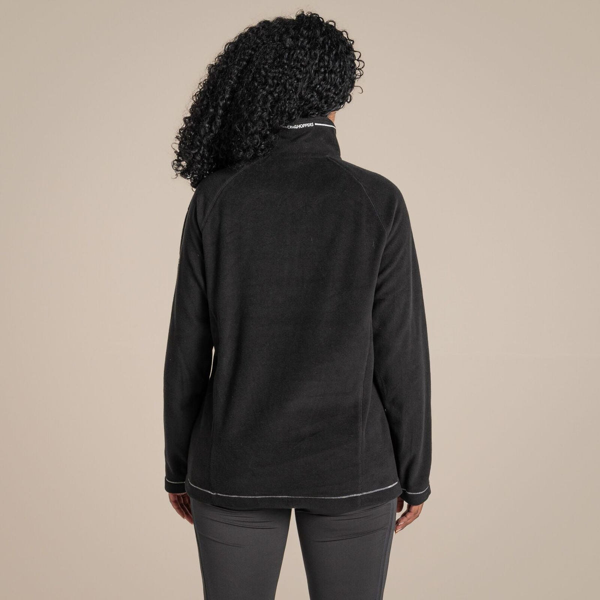 Craghoppers Miska VI Womens Half Zip Fleece Pullover in Black