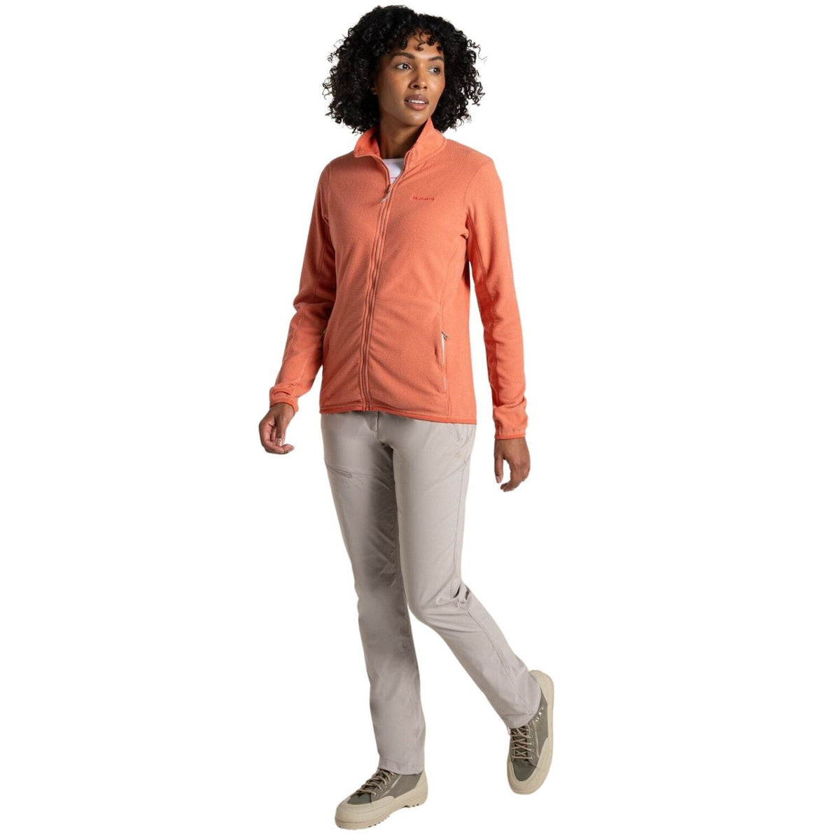 Craghoppers Womens Anya Lightweight Insect Repellent Jacket in Red Sandstone