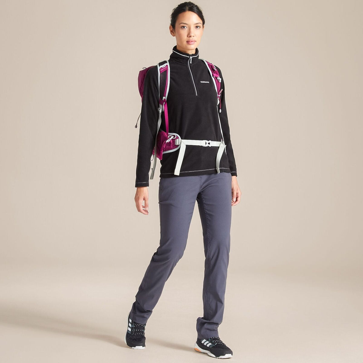 Craghoppers Kiwi Pro II Womens Trousers (REGULAR) in Graphite