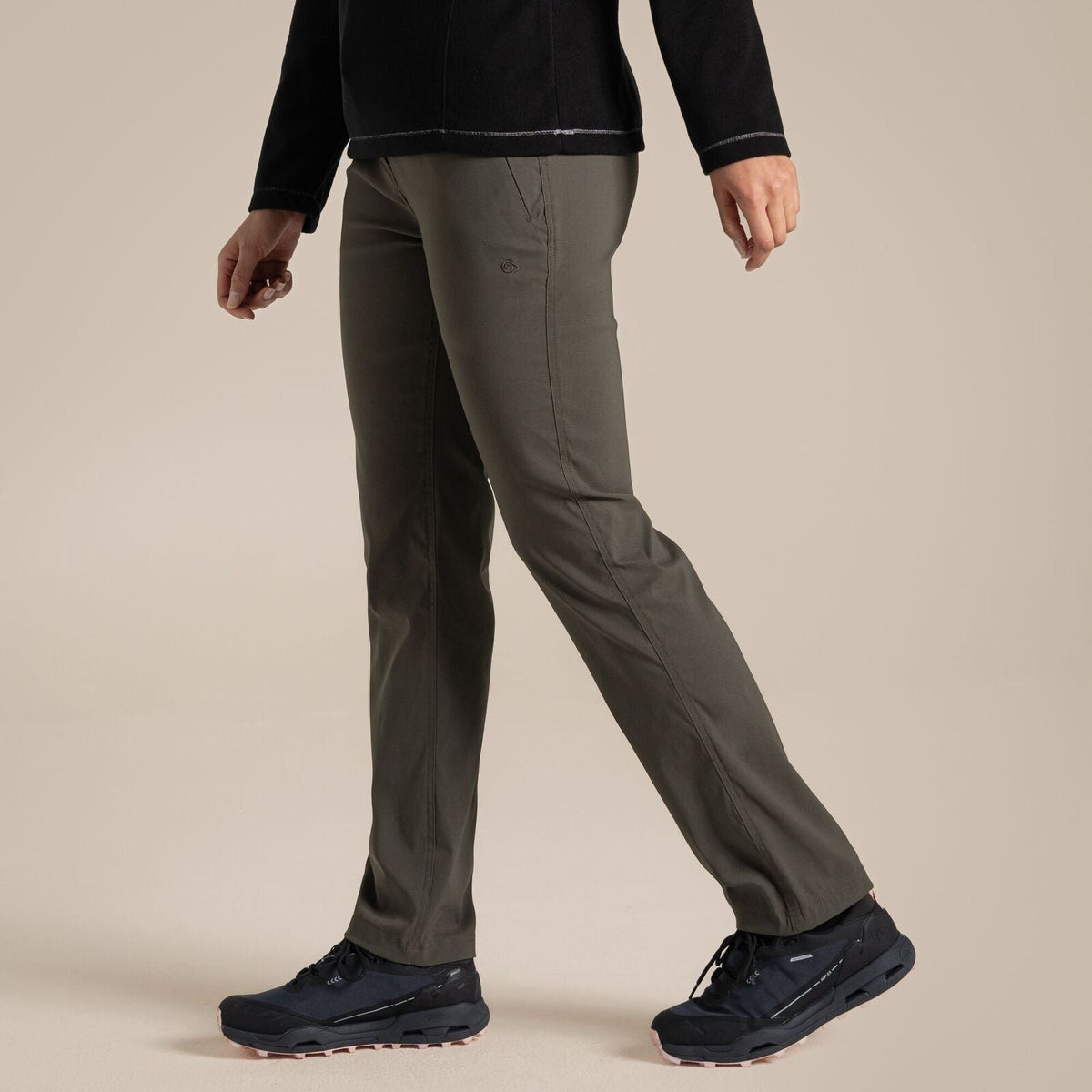Craghoppers Kiwi Pro II Womens Trousers (REGULAR) in Mid Khaki