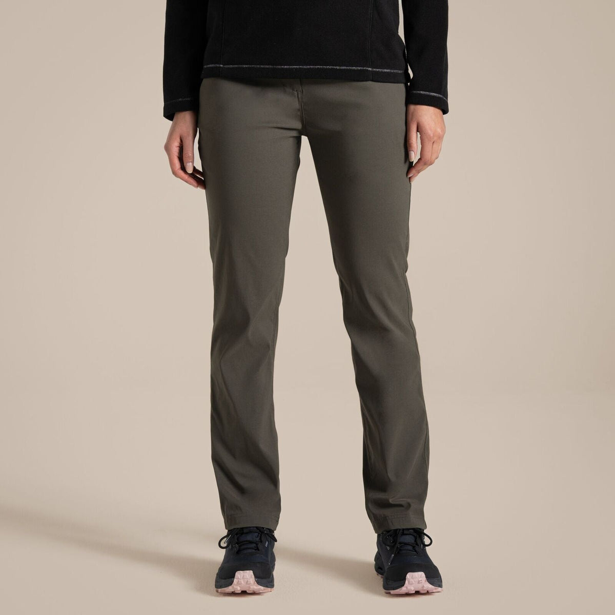 Craghoppers Kiwi Pro II Womens Trousers (REGULAR) in Mid Khaki