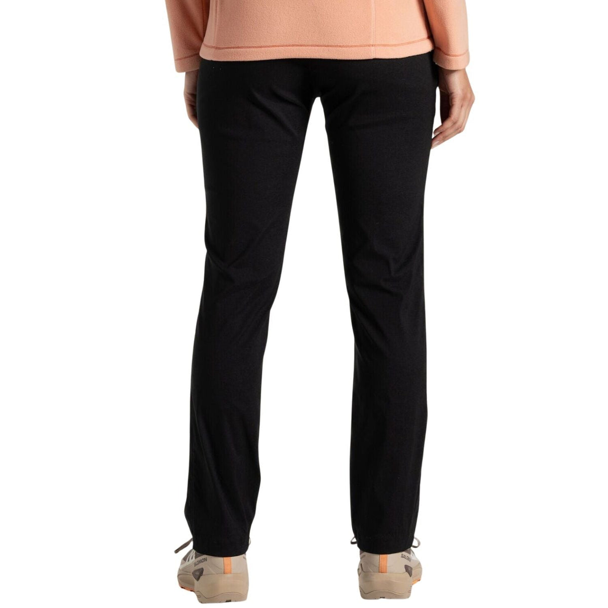 Craghoppers Womens Kiwi Pro II UPF 50+ Water Repellent Stretch Hiking Trousers in Black