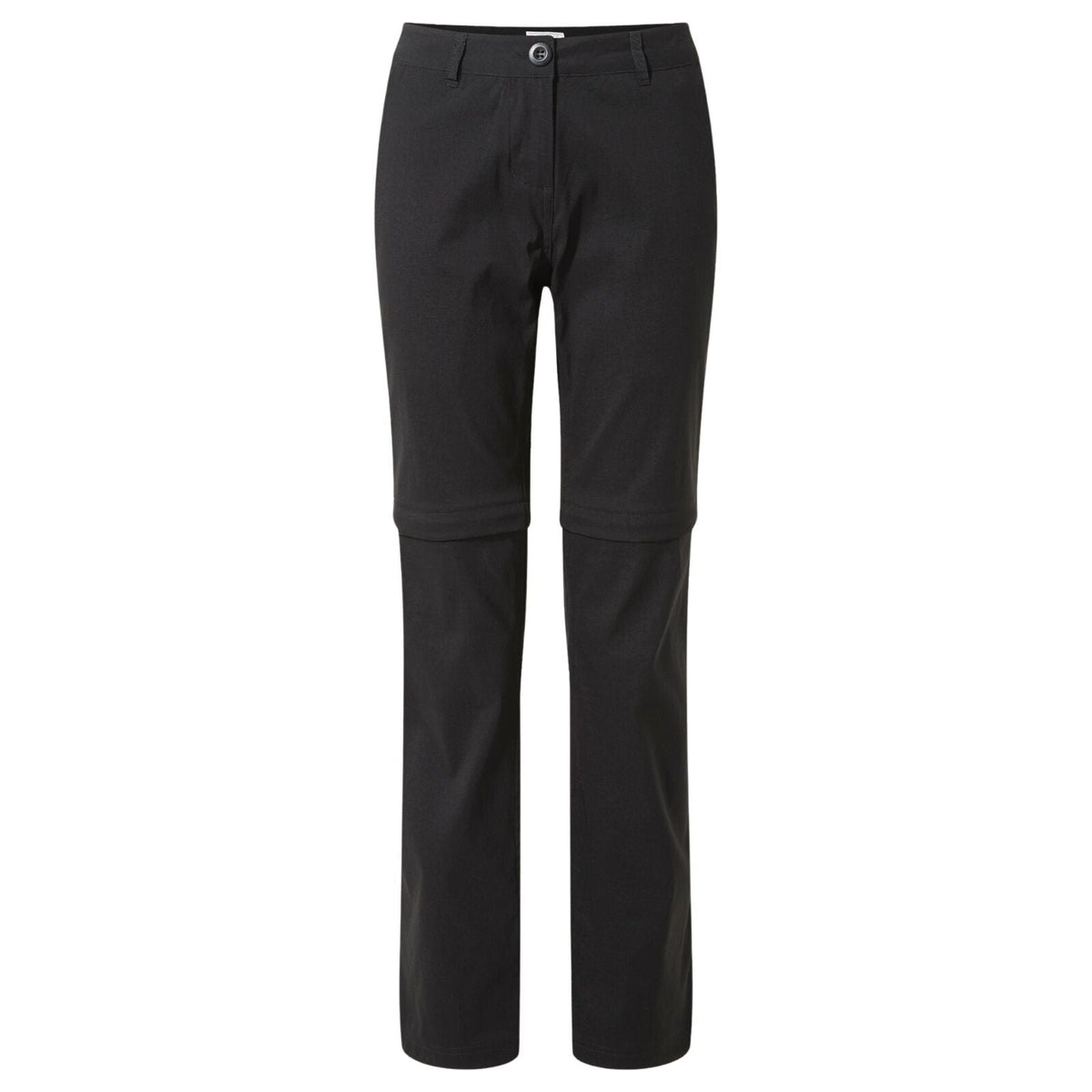Craghoppers Kiwi Pro II Womens Convertible Trousers (REGULAR) in Black