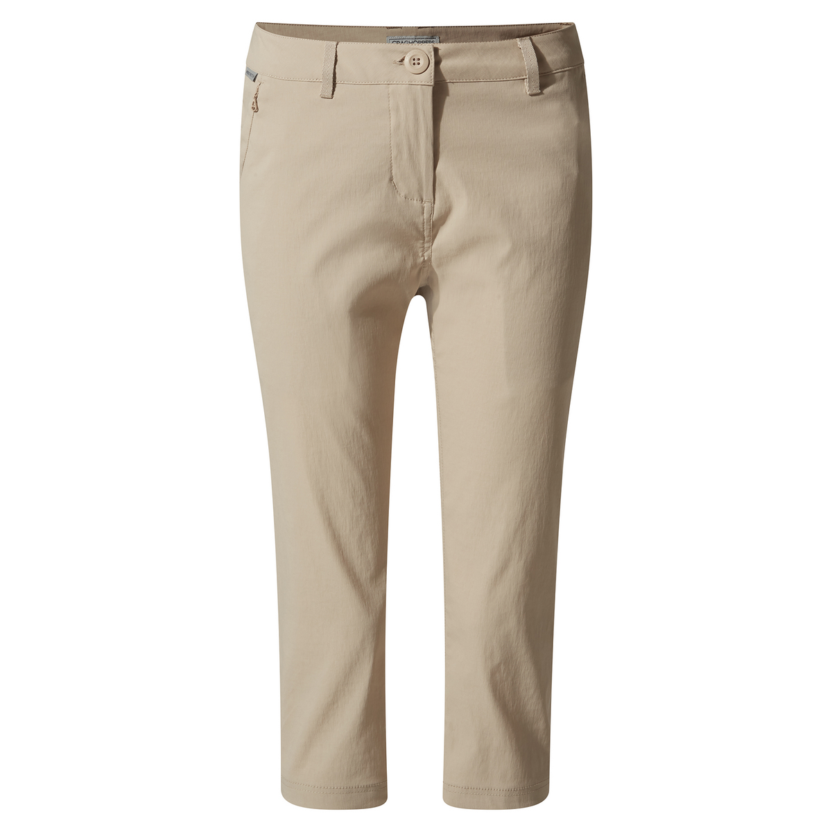 Craghoppers Womens Kiwi Pro Crop Trousers in Desert Sand