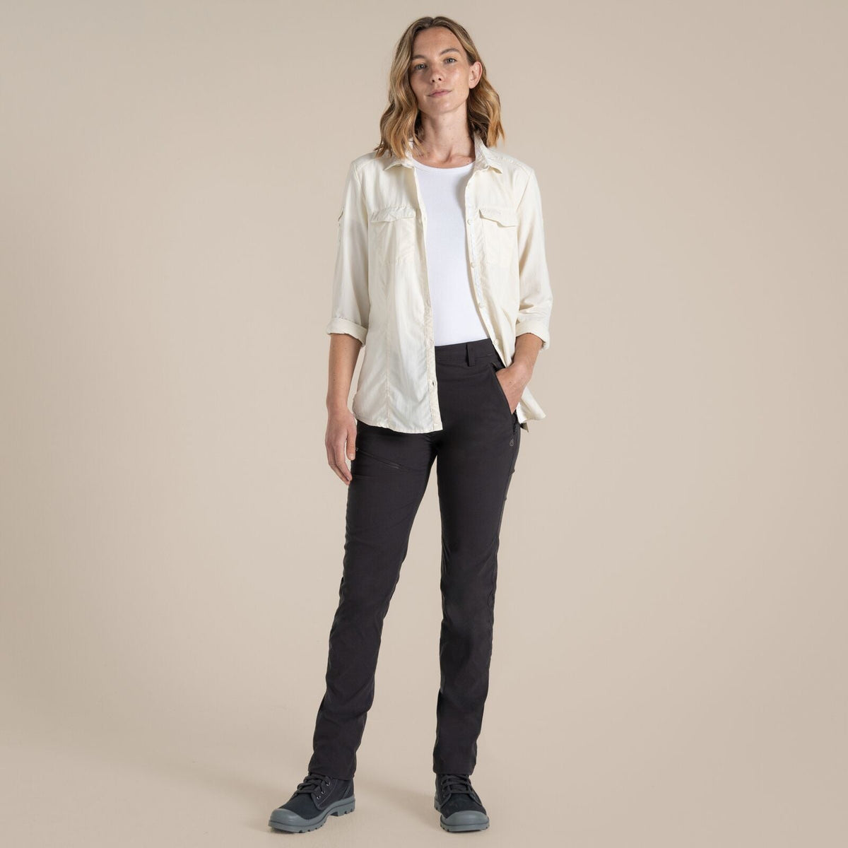 Craghoppers NosiLife Pro III Womens Trousers (REGULAR) in Charcoal