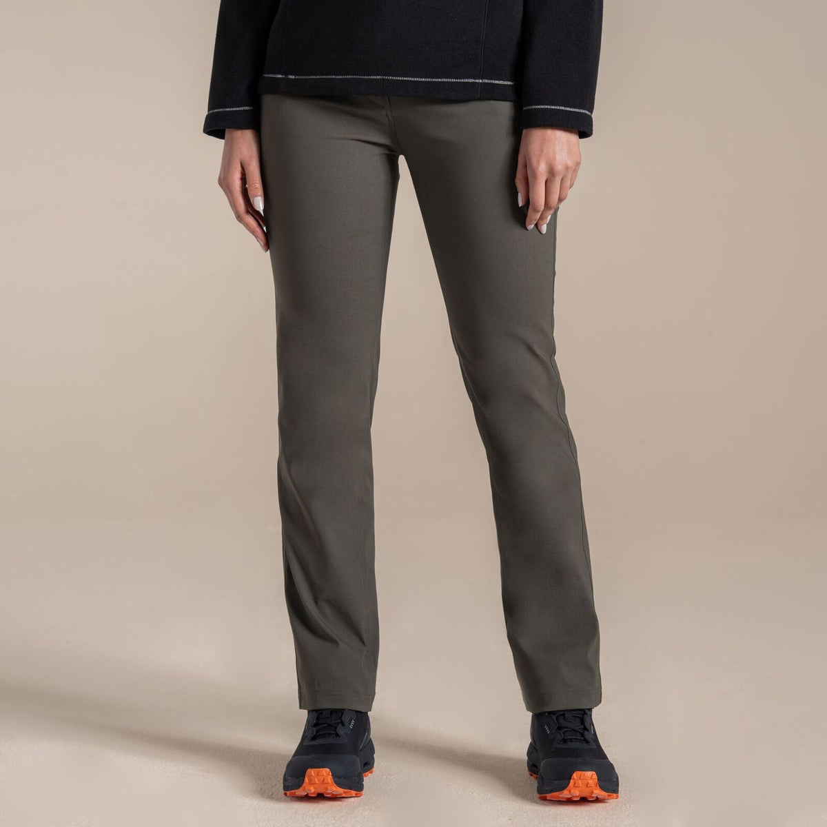 Craghoppers Kiwi Pro III Womens Trousers (REGULAR) in Mid Khaki