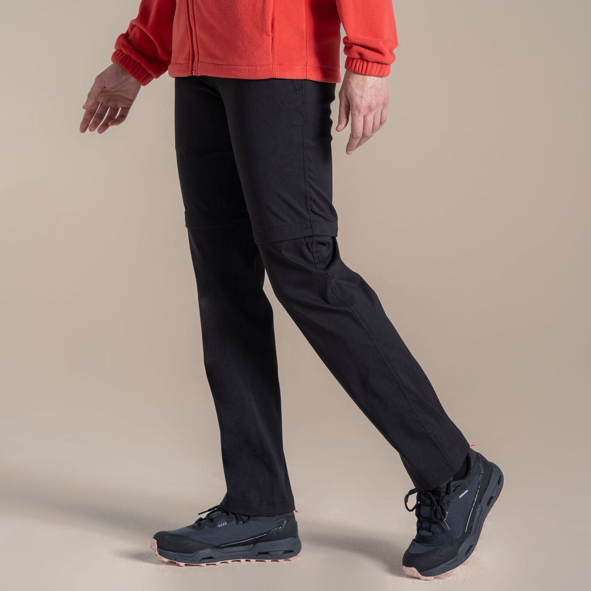 Craghoppers Kiwi Pro III Convertible Womens Trousers (REGULAR) in Black