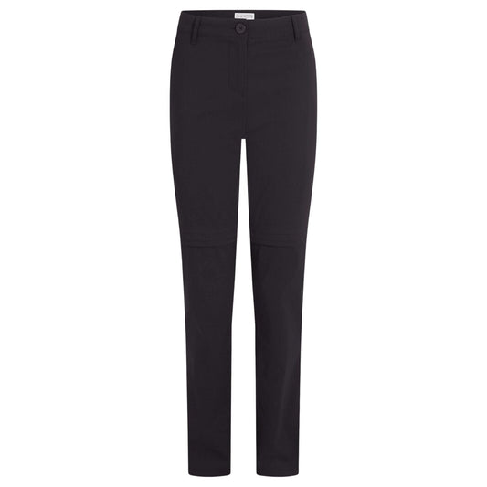 Craghoppers Kiwi Pro III Convertible Womens Trousers (REGULAR) in Black