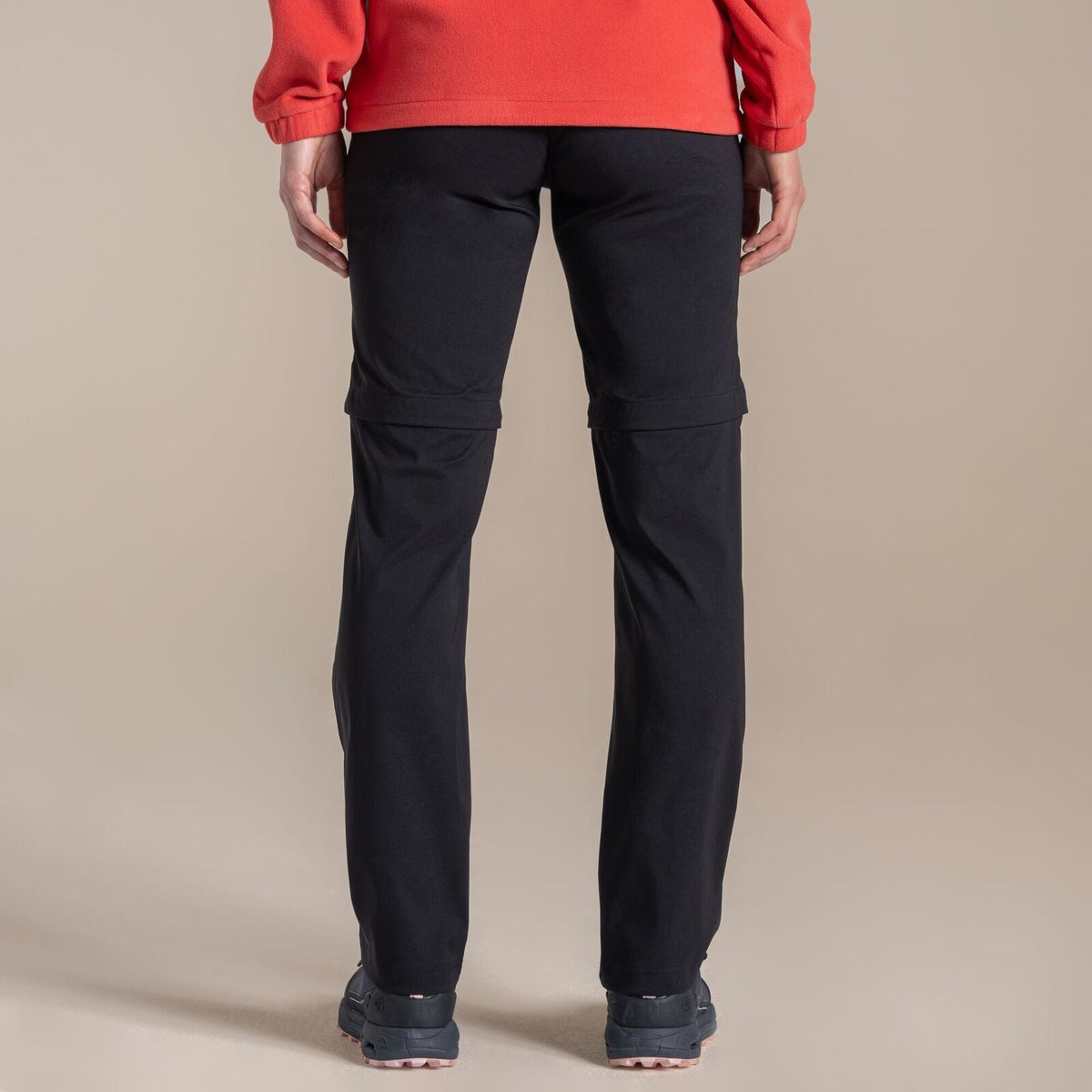 Craghoppers Kiwi Pro III Convertible Womens Trousers (REGULAR) in Black