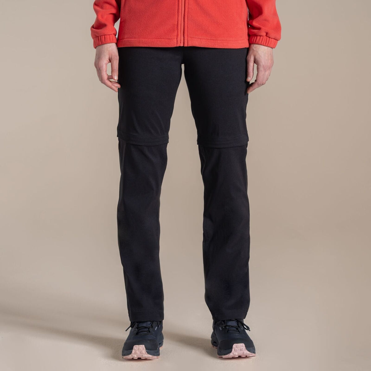 Craghoppers Kiwi Pro III Convertible Womens Trousers (REGULAR) in Black