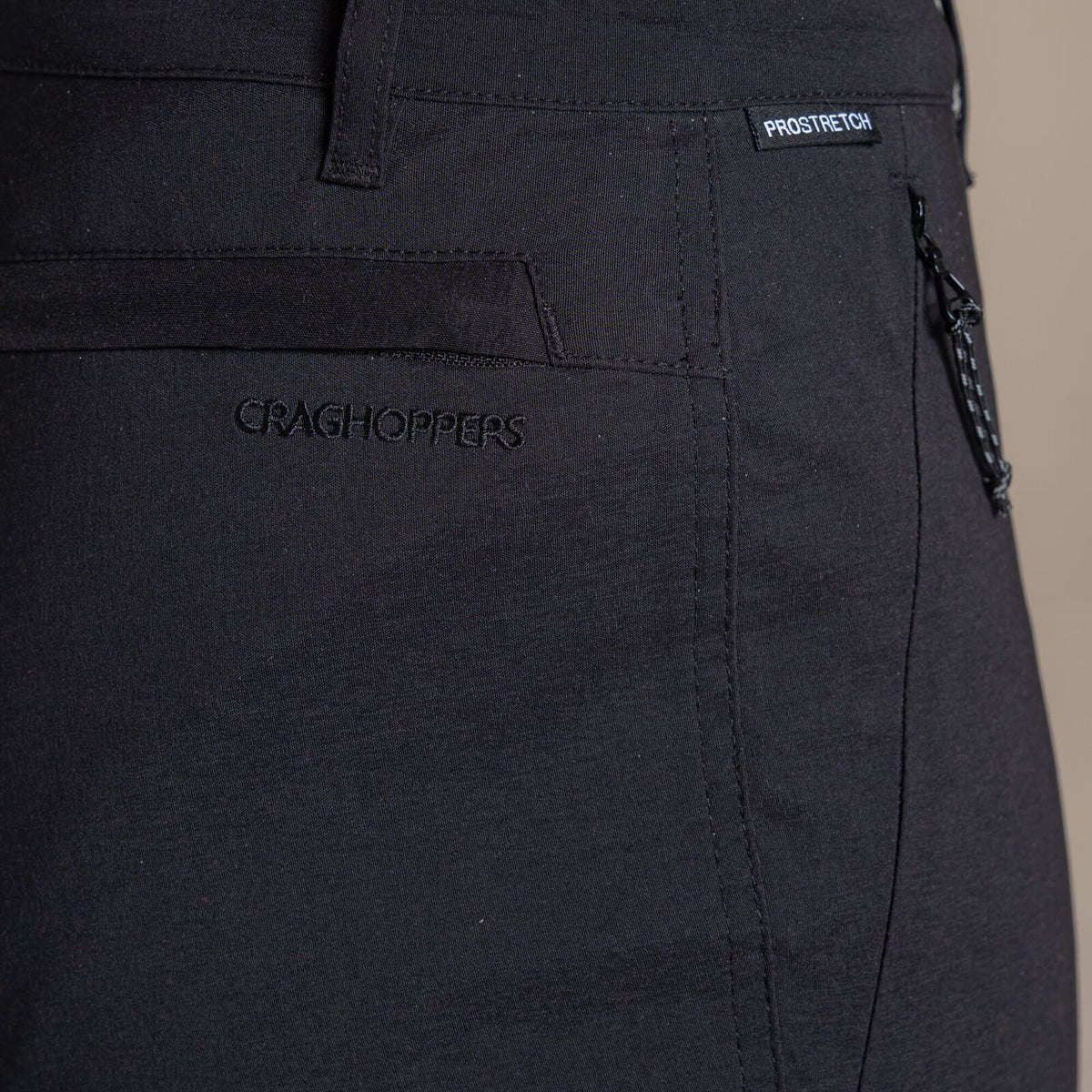 Craghoppers Kiwi Pro III Convertible Womens Trousers (REGULAR) in Black