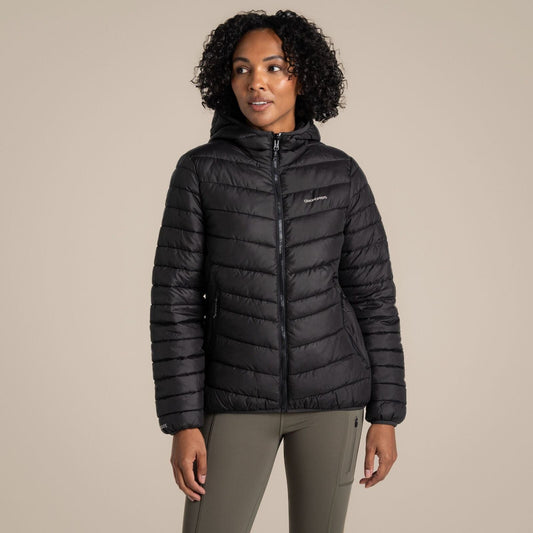 Craghoppers Womens Compresslite IX Hooded Insulating Jacket in Black