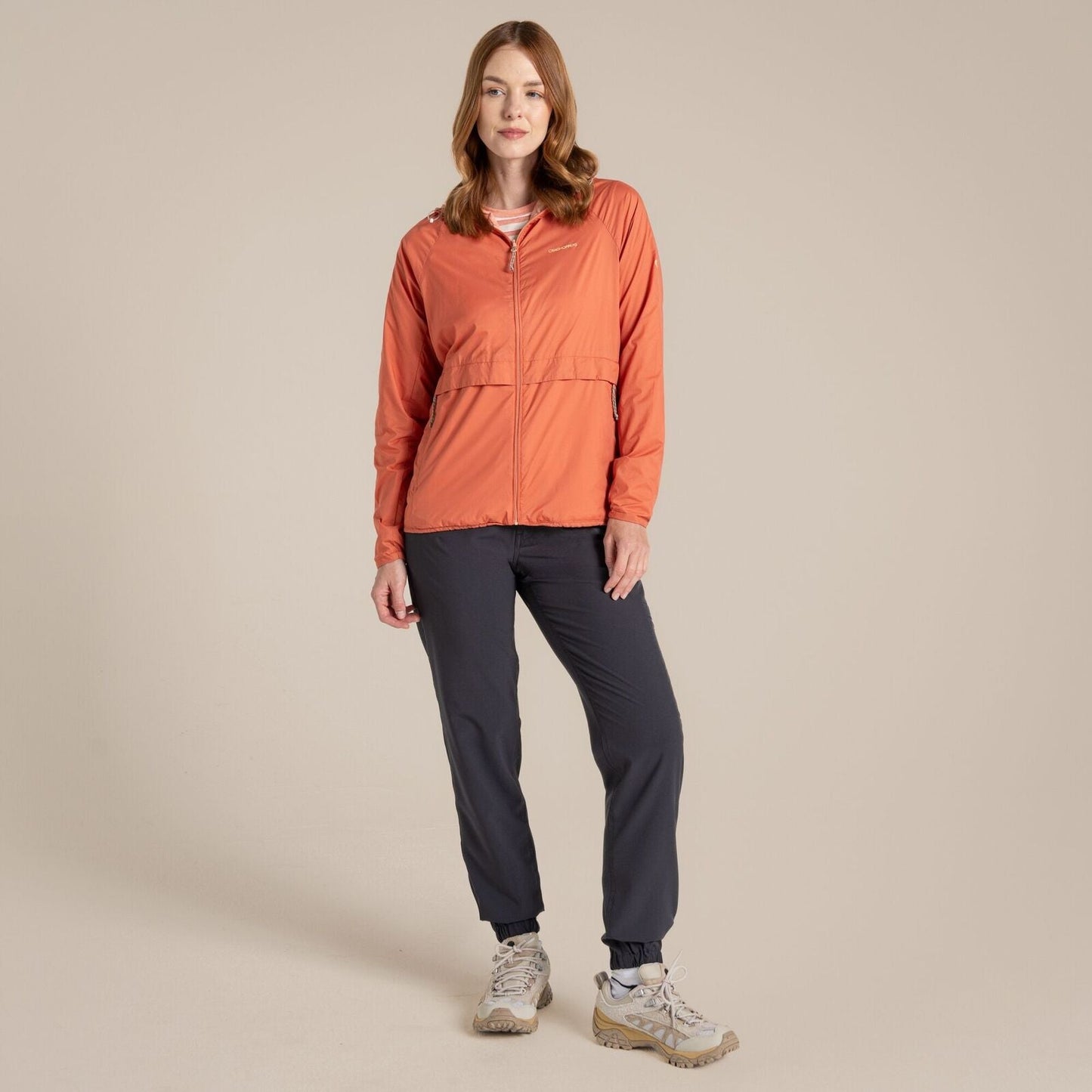 Craghoppers NosiLife Rosa Womens Reversible Jacket in Red Sandstone / Clay