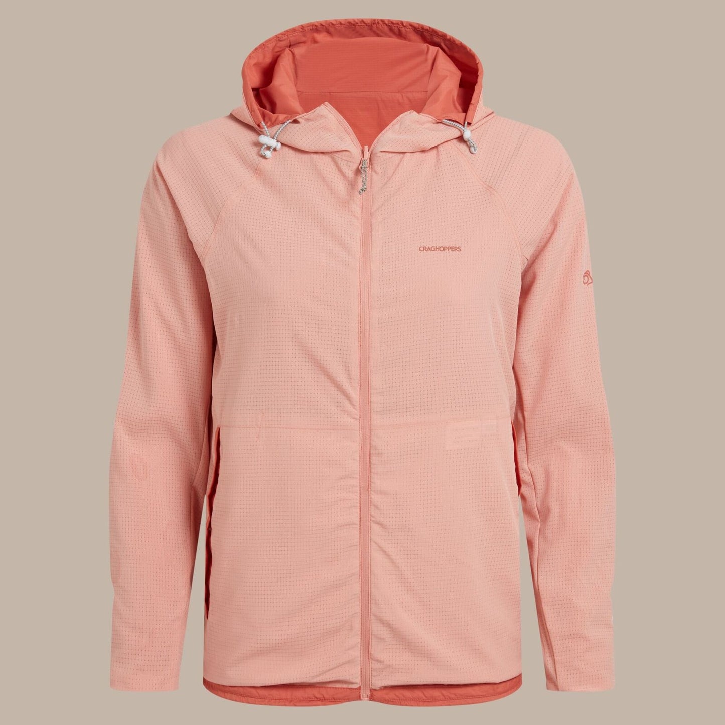 Craghoppers NosiLife Rosa Womens Reversible Jacket in Red Sandstone / Clay