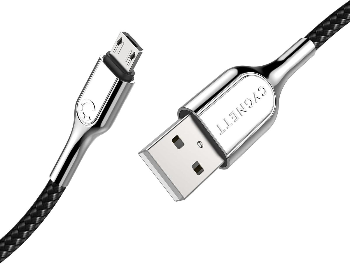 Cygnett 3-Metre Armoured Micro to USB-A Cable in Black
