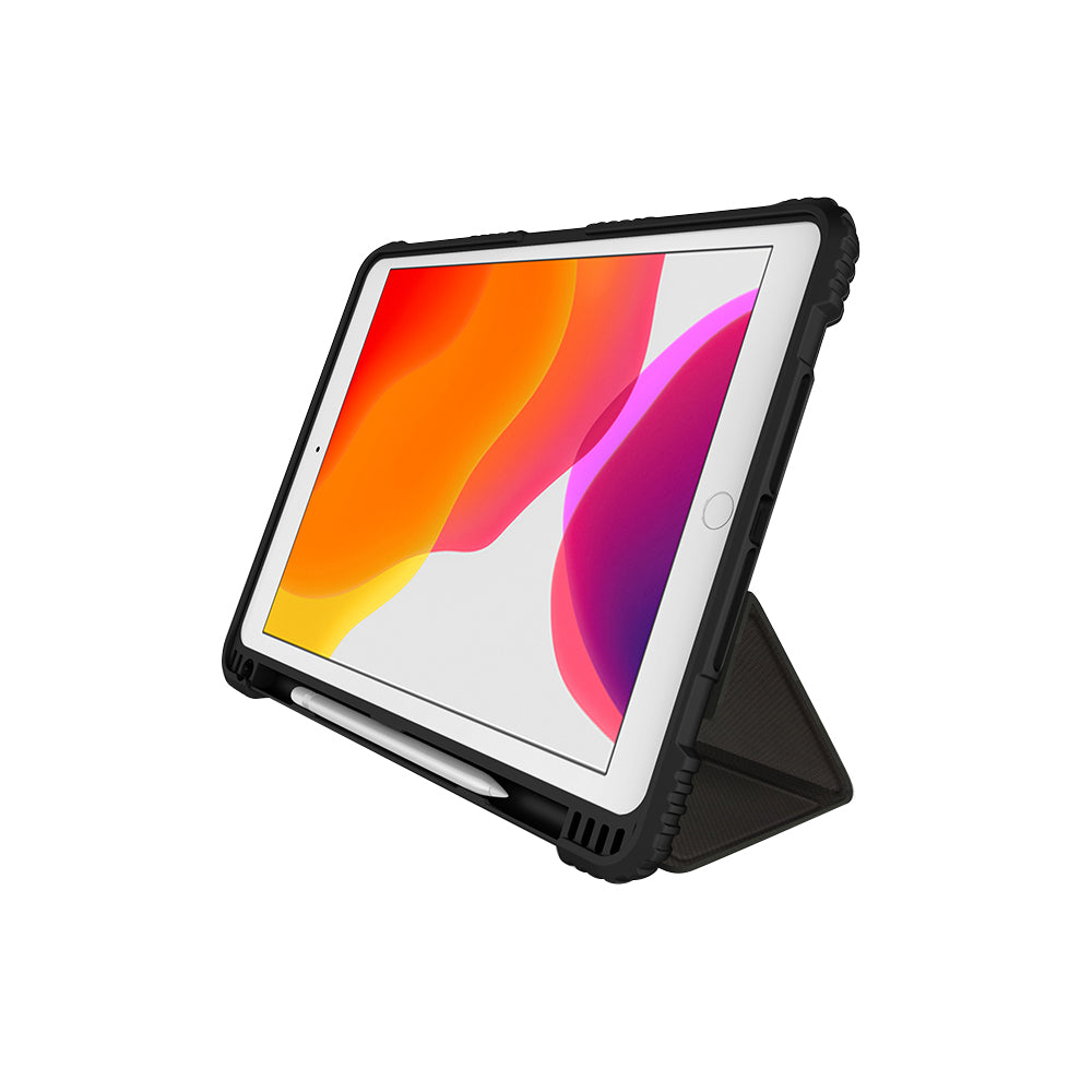 Cygnett WorkMate Rugged Heavy Duty Protective Case for Apple iPad 10.2 Case - Black/Charcoal