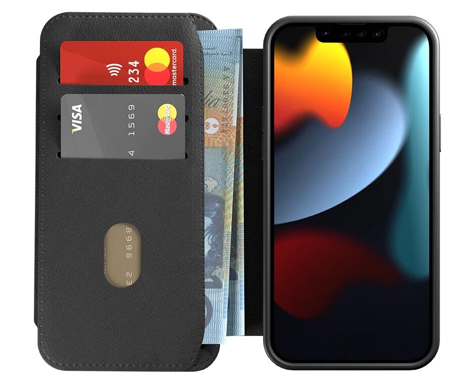 Cygnett MagSafe Wallet Phone Case For Apple iPhone 13 Pro - Black-0