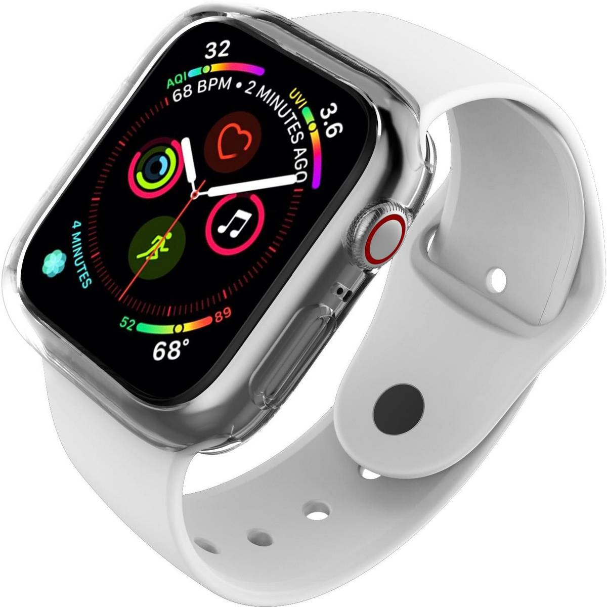 Cygnett AeroFlex Frame for Apple Watch Series 7/8/9 41mm - Clear
