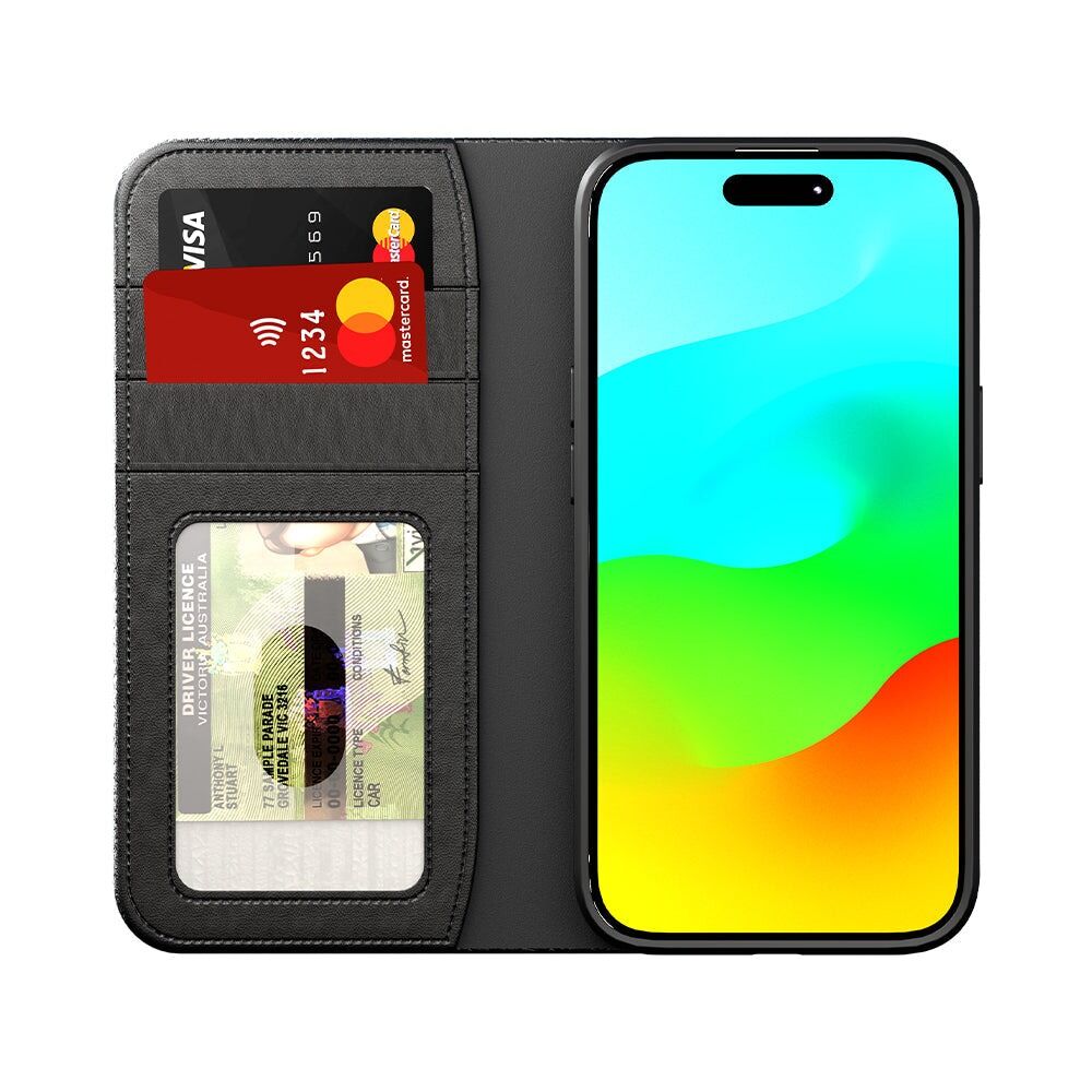 Cygnett UrbanWallet Wallet Phone Case For iPhone 15 Plus - Black-2