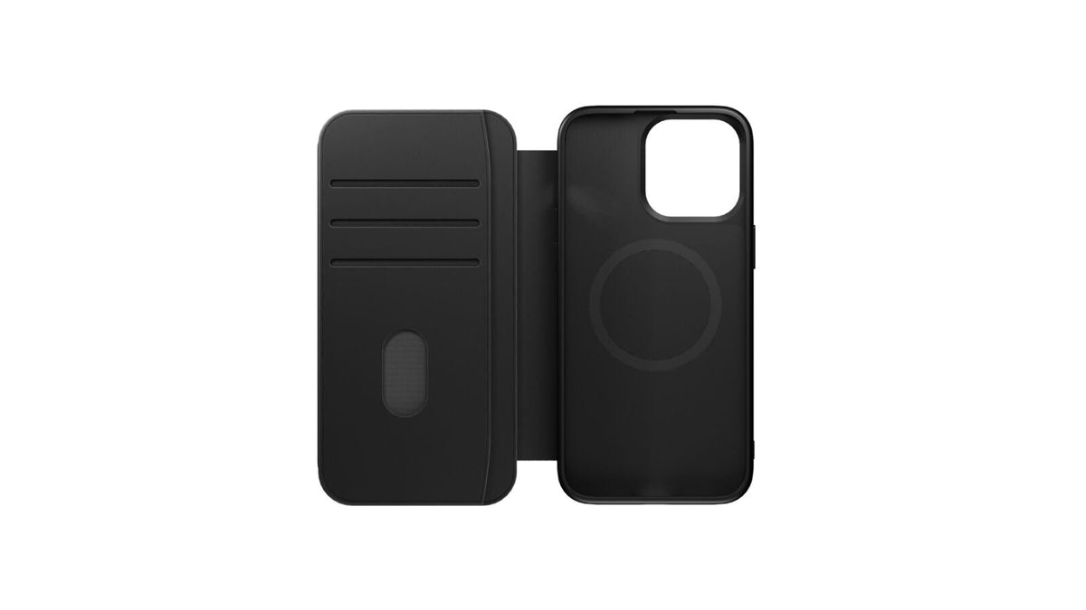 Cygnett MagSafe Leather Wallet Case for iPhone 15 Pro Max Cover in Black