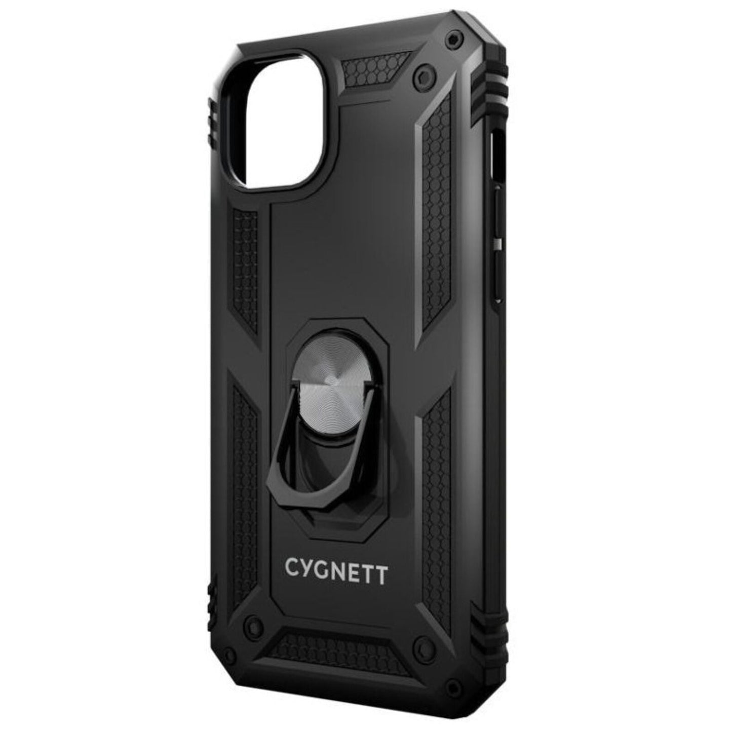 Cygnett Rugged Integrated Kickstand Phone Case For iPhone 15 Plus - Black-1