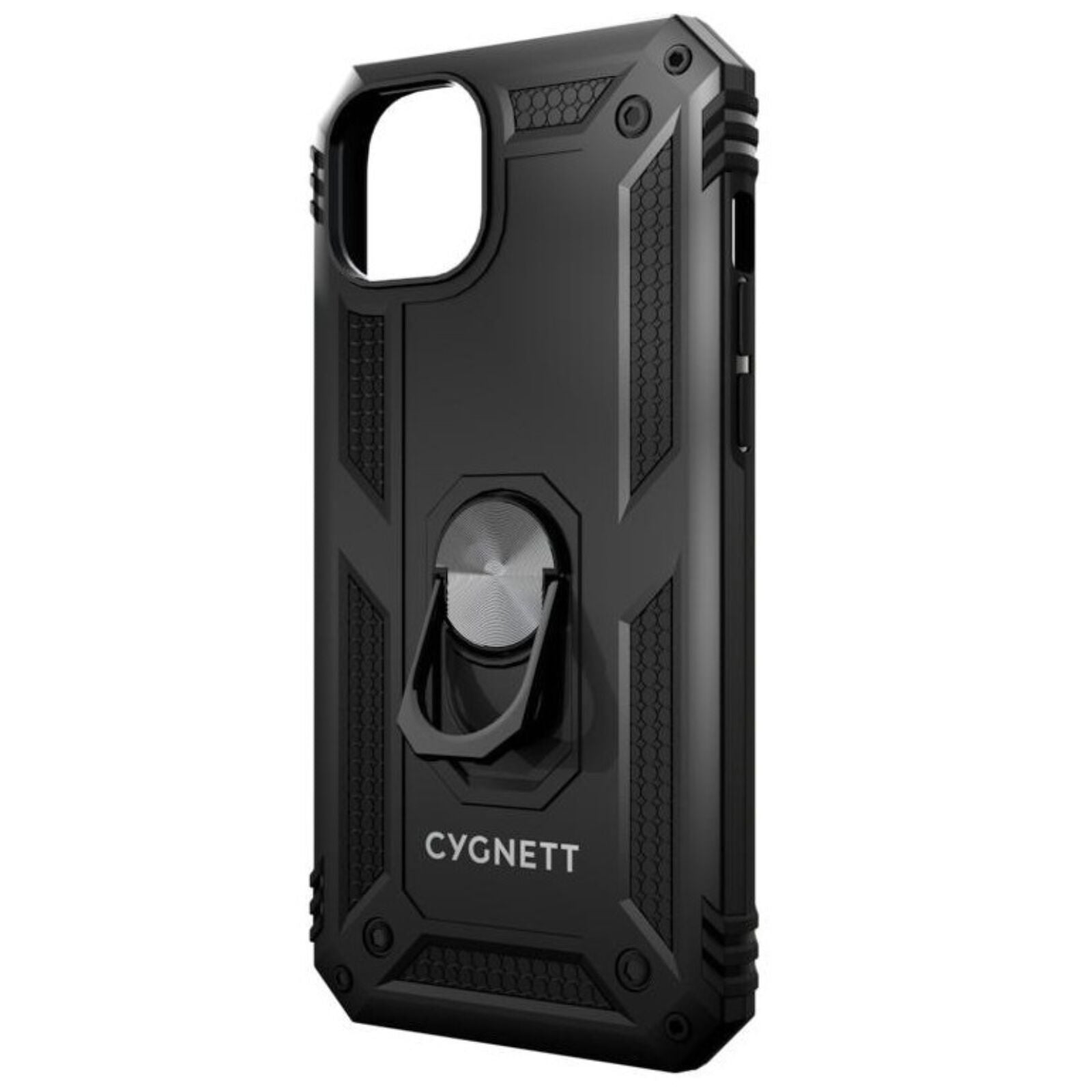 Cygnett Rugged Integrated Kickstand Phone Case For iPhone 15 Plus - Black-0