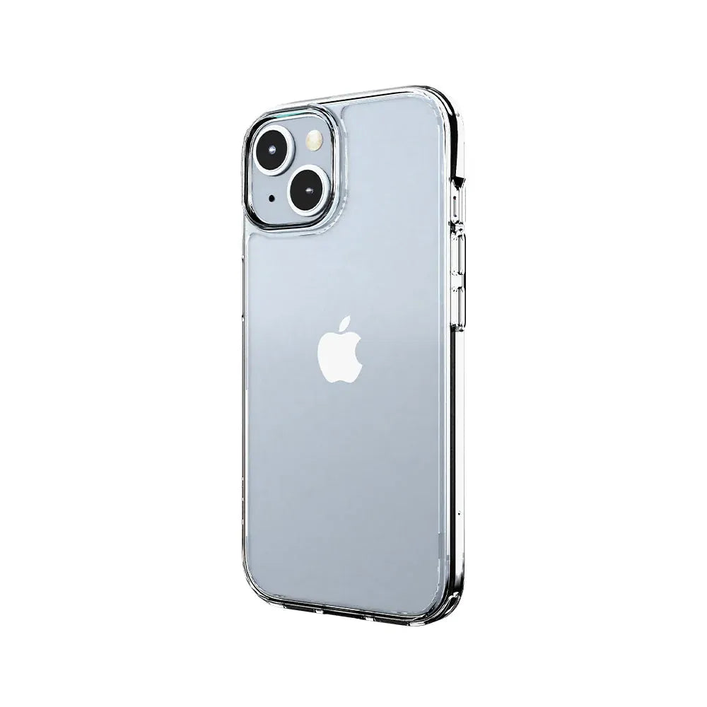 Cygnett Case for iPhone 15 Slim Shock Absorbent Anti-Bacterial Recycled Material Cover in Clear