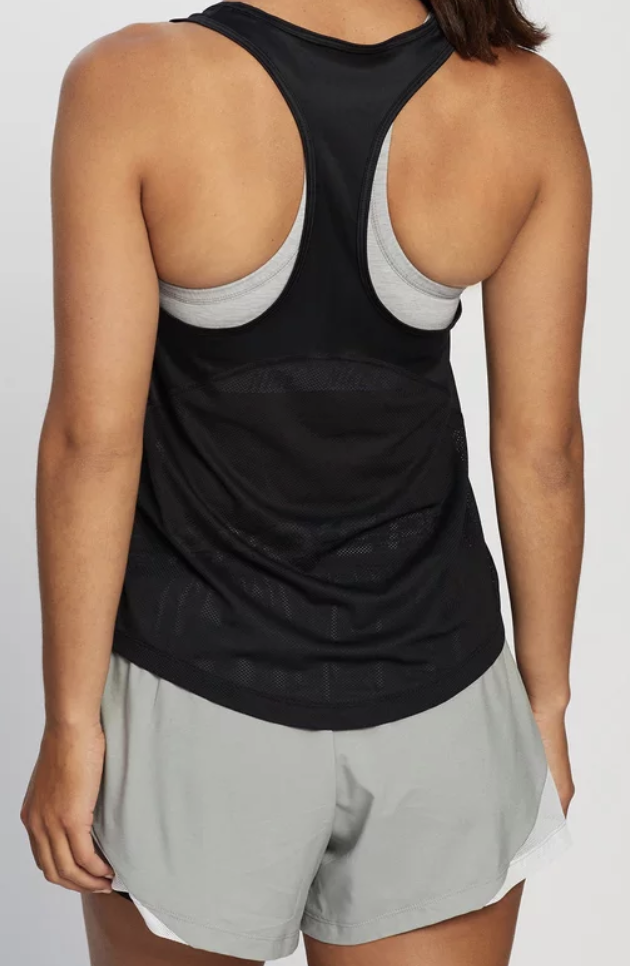 Nike Womens Running Singlet with Dri-Fit Technology - Black-2