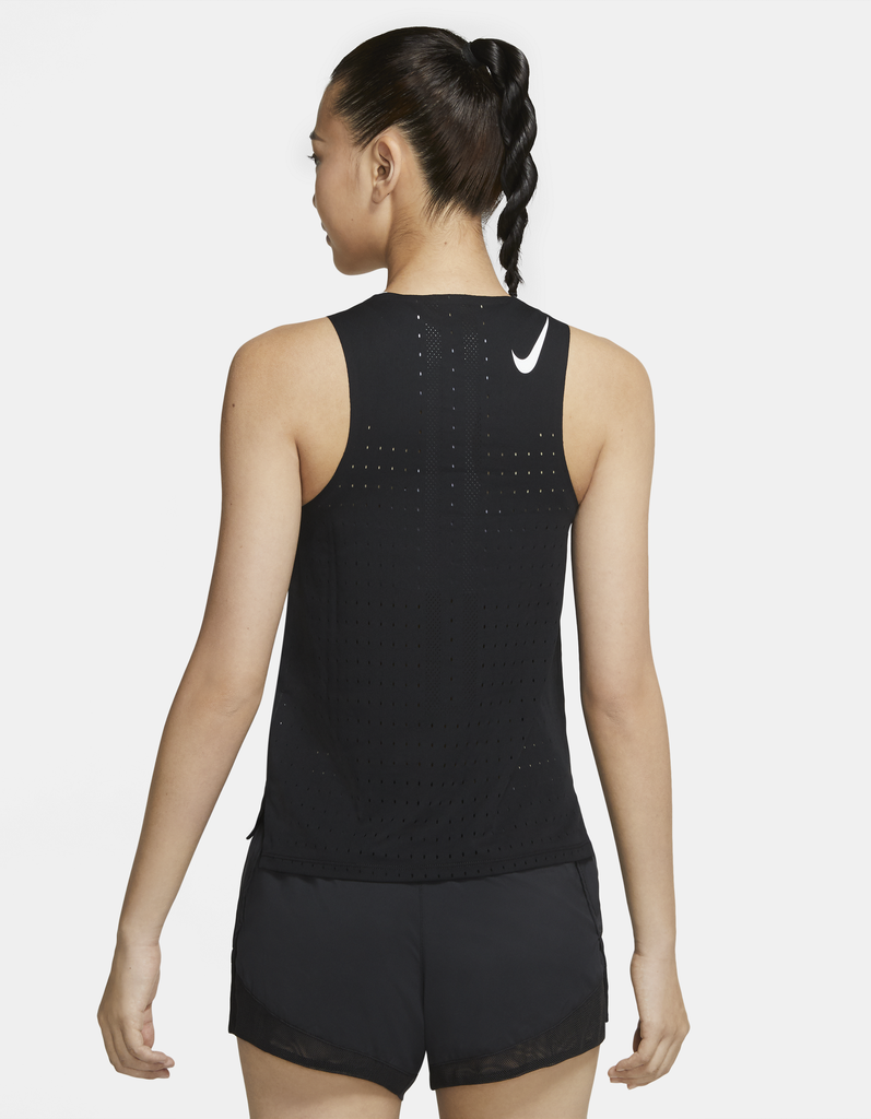 Nike Womens Aeroswift Running Singlet Run Jog Gym - Black-2
